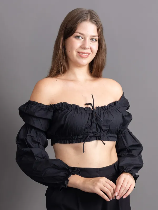 Black_Cotton_Top_For_Women