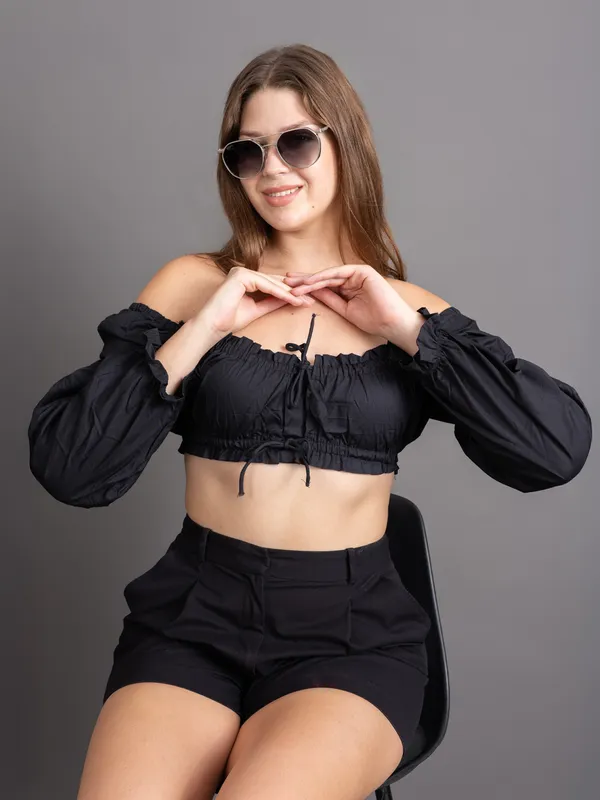 Black_Cotton_Top_For_Women