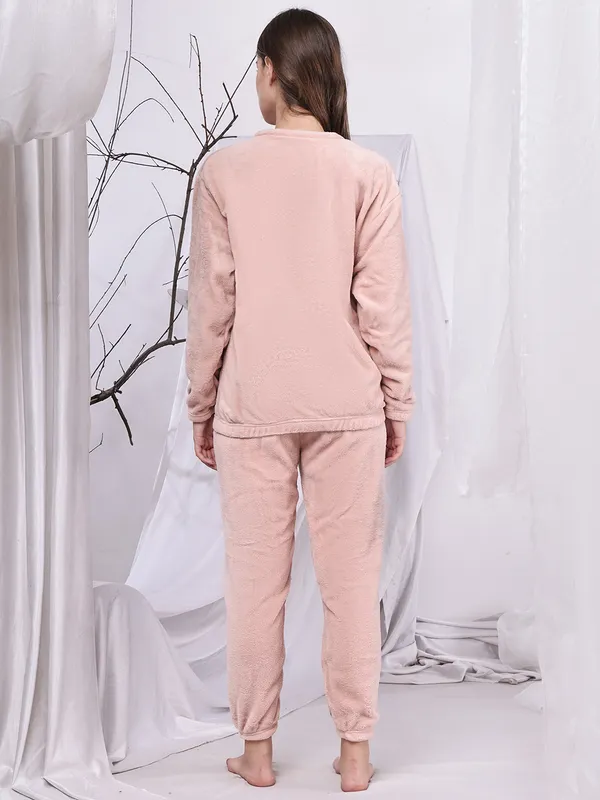 Light_Pink_Wool_Blend_Loungewear_For_Women