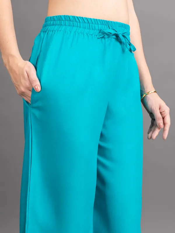 Turquoise_Blue_Rayon_Palazzo_For_Women