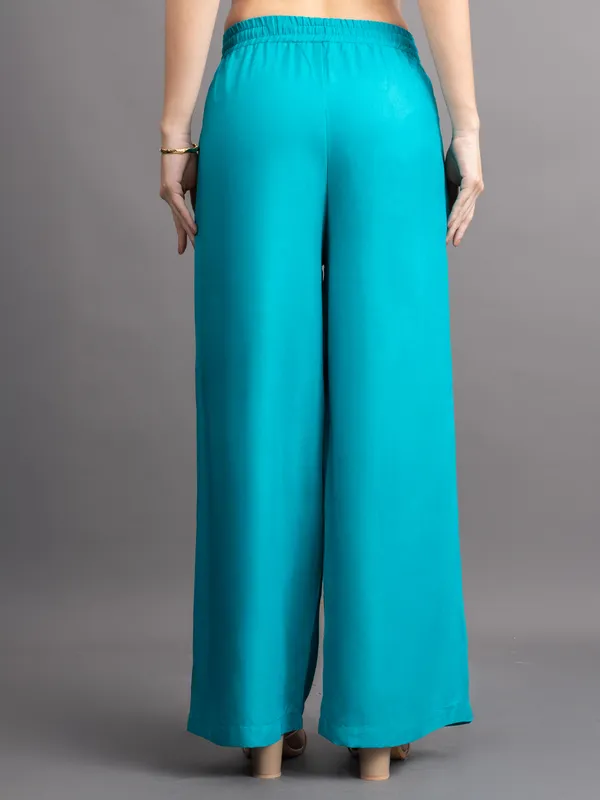 Turquoise_Blue_Rayon_Palazzo_For_Women