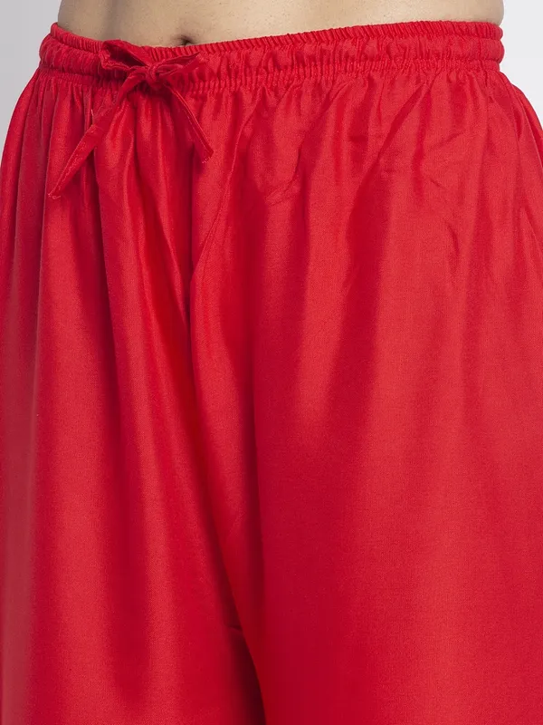 Red_Rayon_Palazzo_For_Women