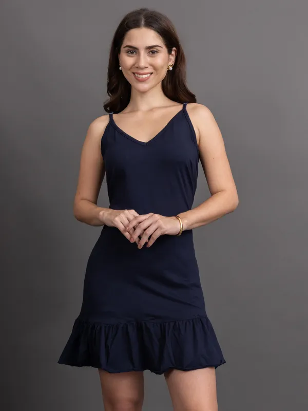 Navy_Blue_Cotton_Nightdress_For_Women