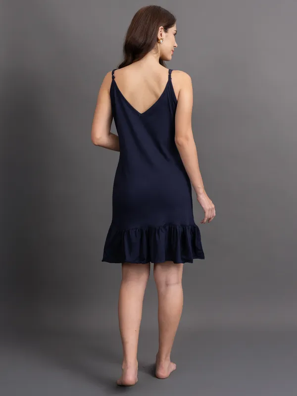 Navy_Blue_Cotton_Nightdress_For_Women