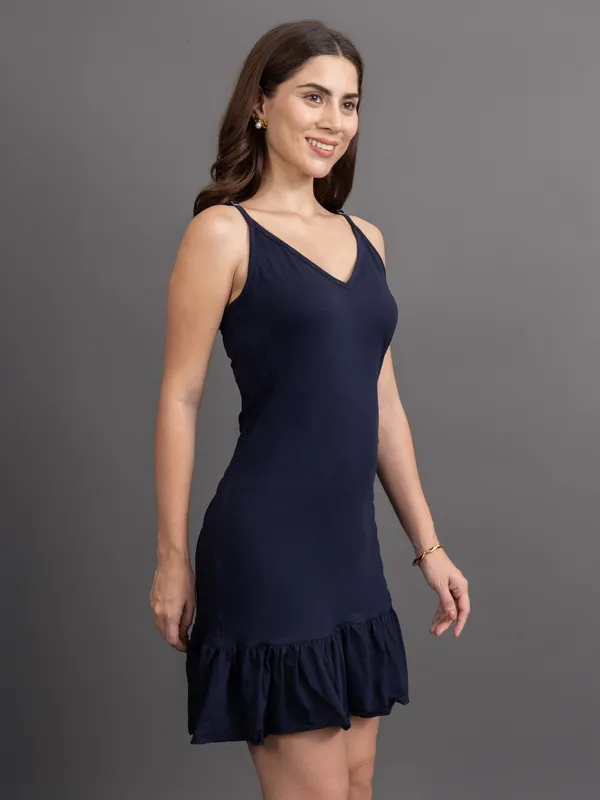 Navy_Blue_Cotton_Nightdress_For_Women