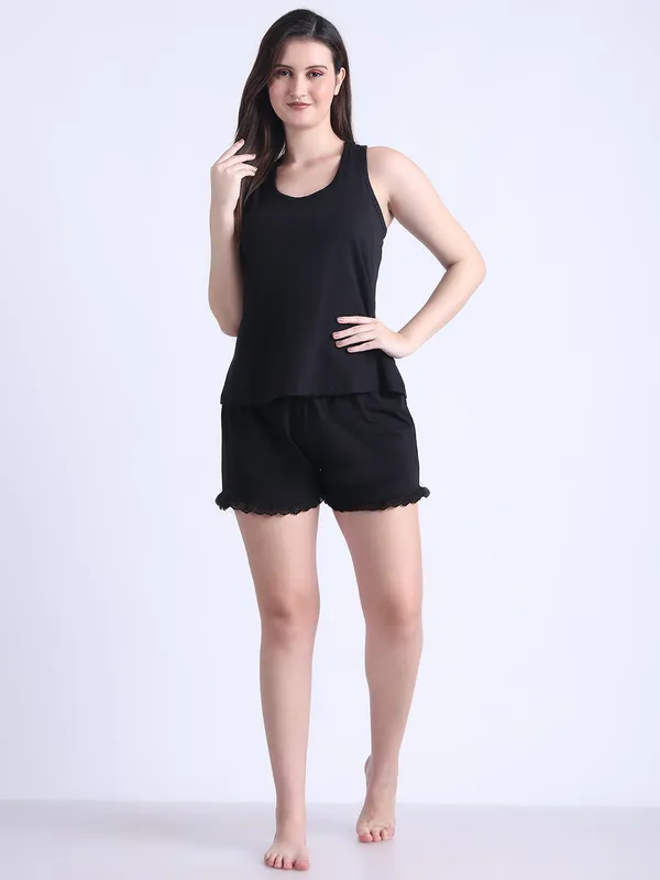 Black_Cotton_Night_Suit_For_Women