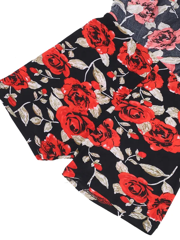 Multi_Color_Polyester_Lycra_Skirt_For_Women