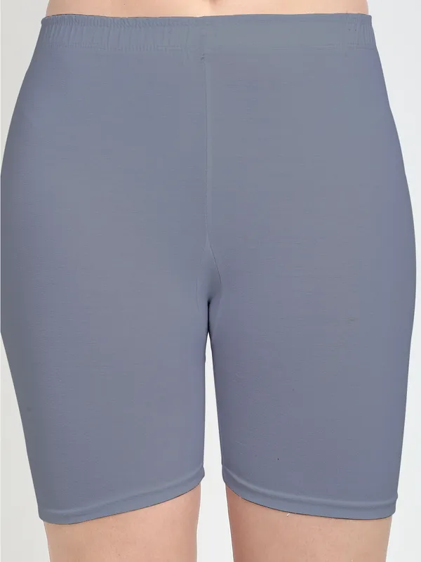 Grey_Cotton_Shorts_For_Women
