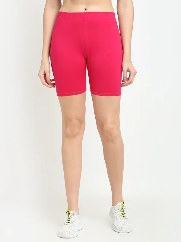 Pink_Cotton_Shorts_For_Women