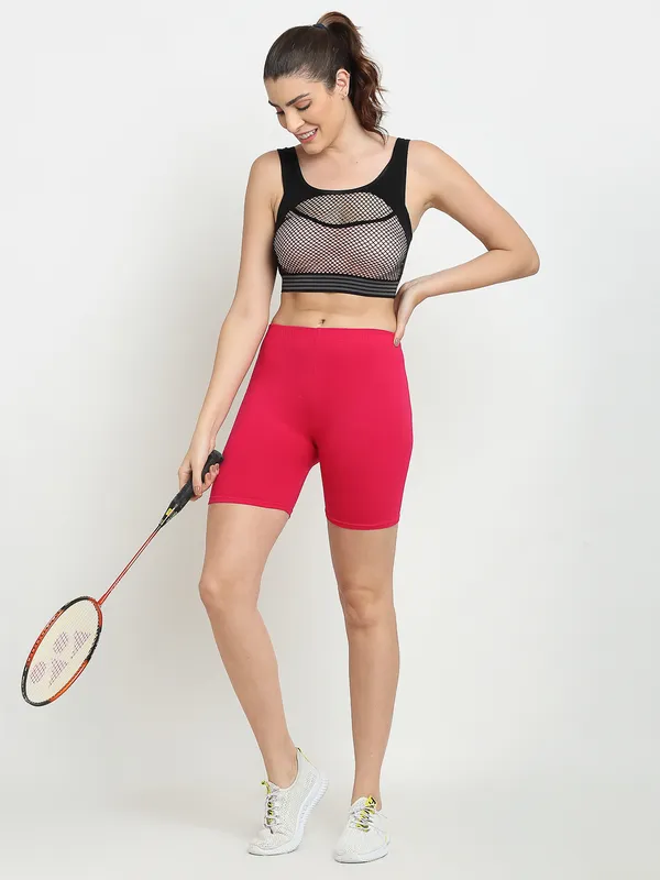 Pink_Cotton_Shorts_For_Women