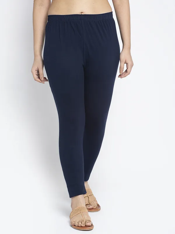 Navy_Blue_Cotton_Lycra_Legging_For_Women