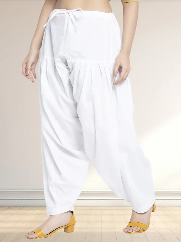 White_Cotton_Salwar_For_Women
