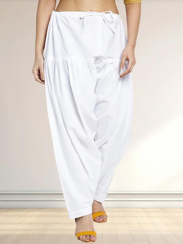 White_Cotton_Salwar_For_Women