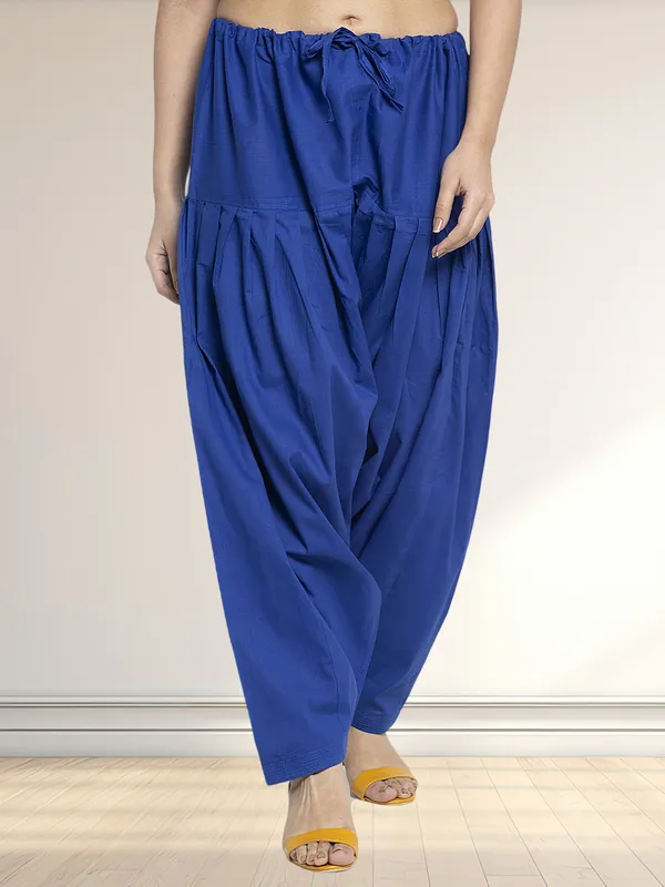 Blue_Cotton_Salwar_For_Women