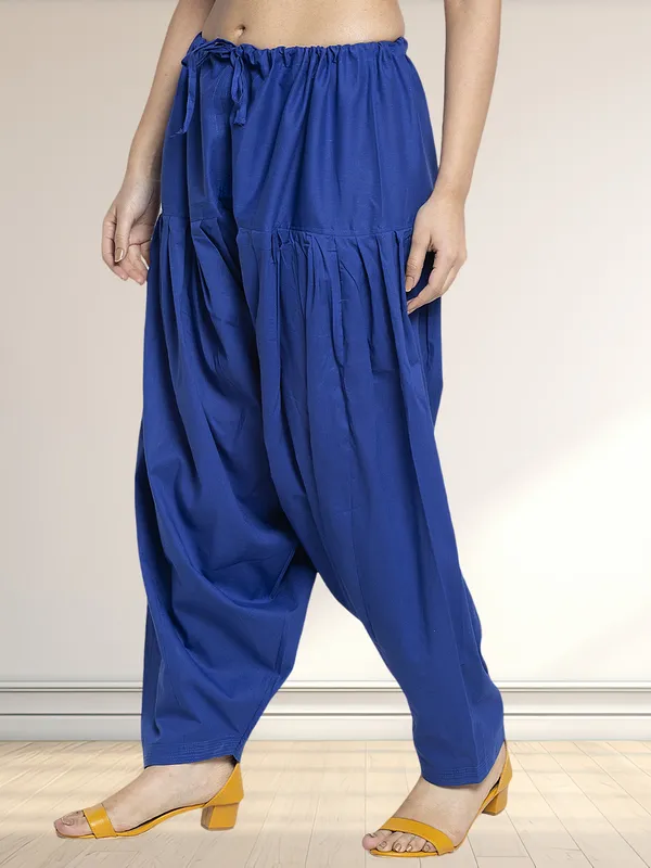 Blue_Cotton_Salwar_For_Women