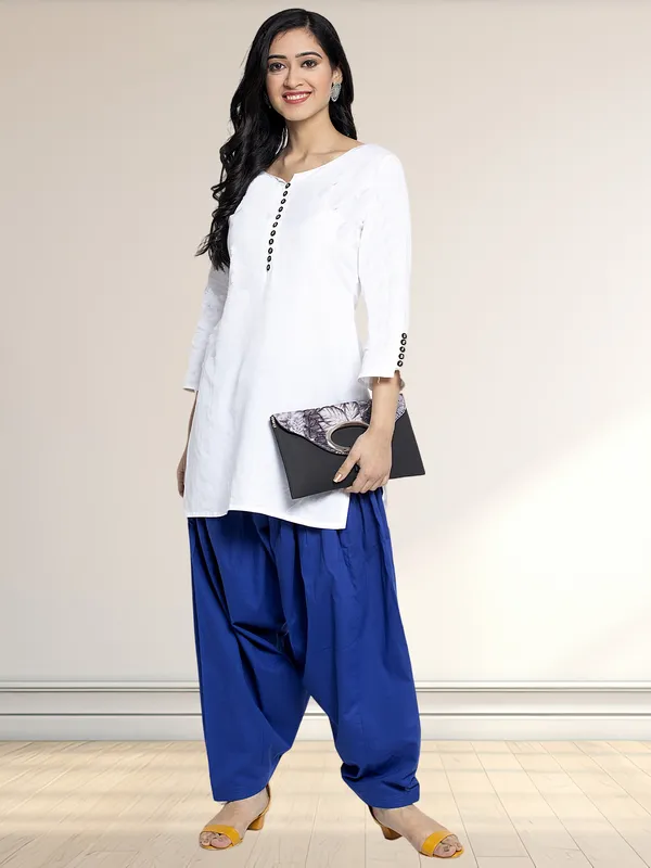 Blue_Cotton_Salwar_For_Women