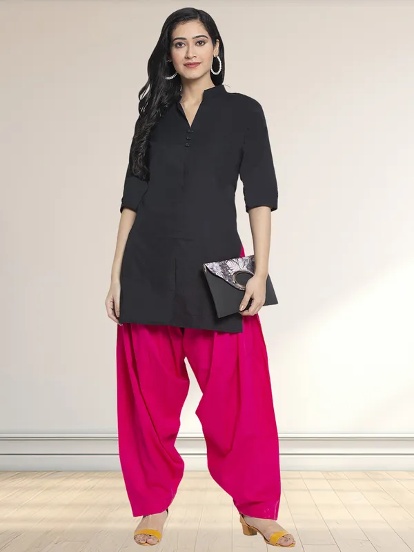 Pink_Cotton_Salwar_For_Women
