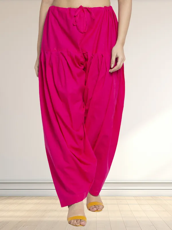 Pink_Cotton_Salwar_For_Women