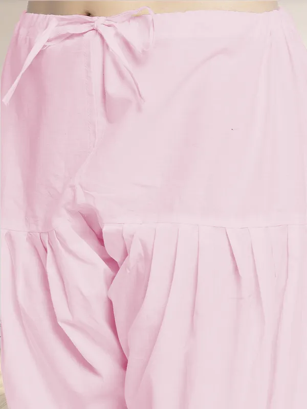 Light_Pink_Cotton_Salwar_For_Women