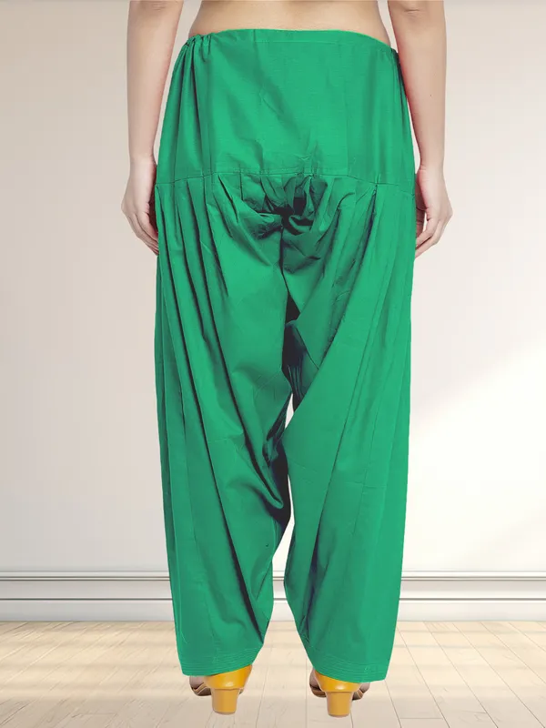 Green_Cotton_Salwar_For_Women