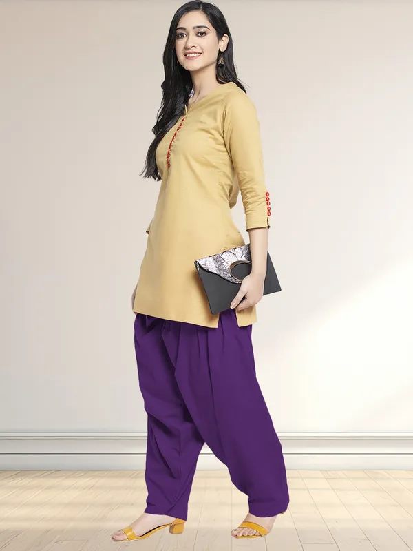 Purple_Cotton_Salwar_For_Women