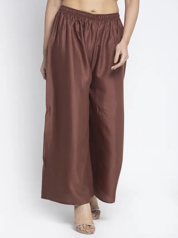 Brown_Rayon_Palazzo_For_Women