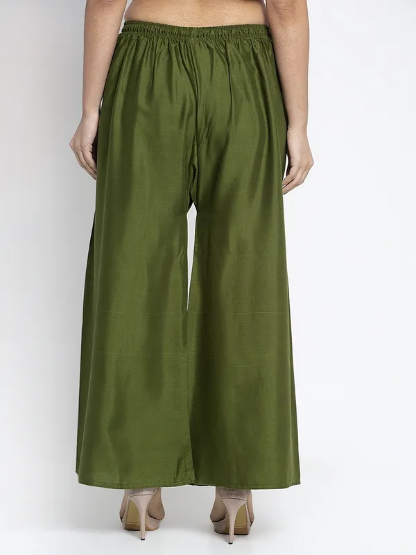 Olive_Rayon_Palazzo_For_Women