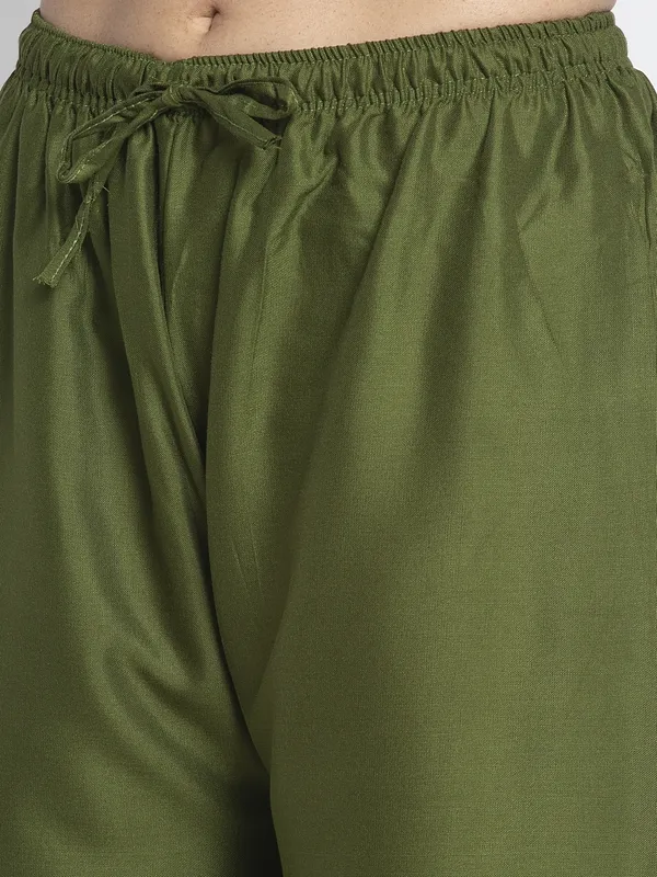 Olive_Rayon_Palazzo_For_Women