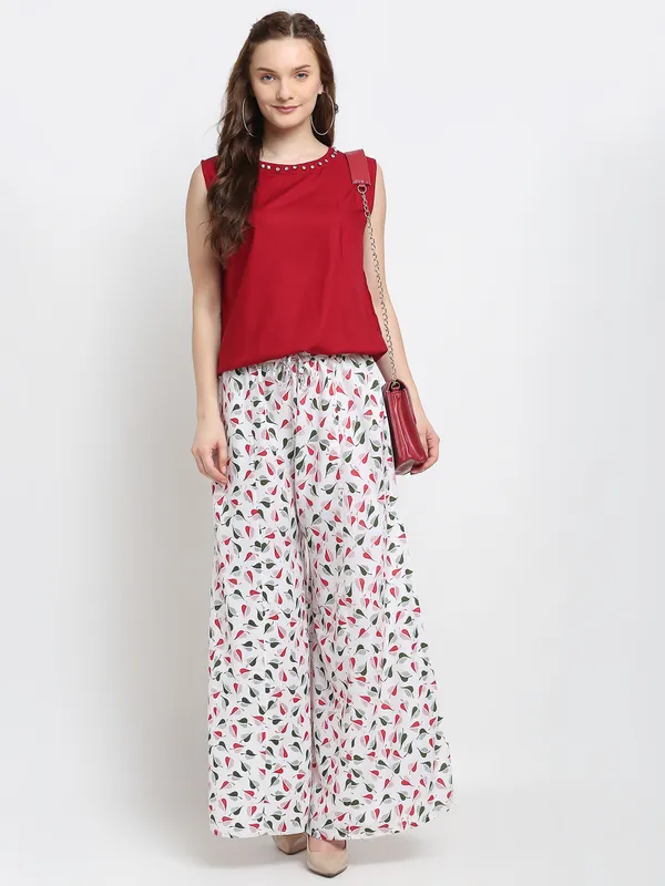 White_Rayon_Palazzo_For_Women