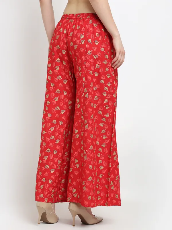 Red_Rayon_Palazzo_For_Women