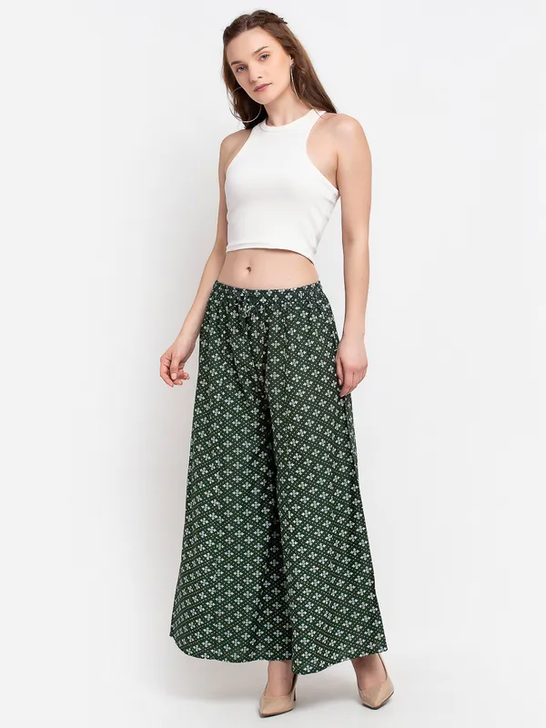 Green_Rayon_Palazzo_For_Women
