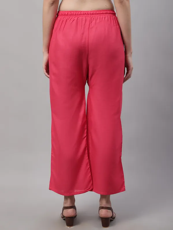Peach_Rayon_Palazzo_For_Women