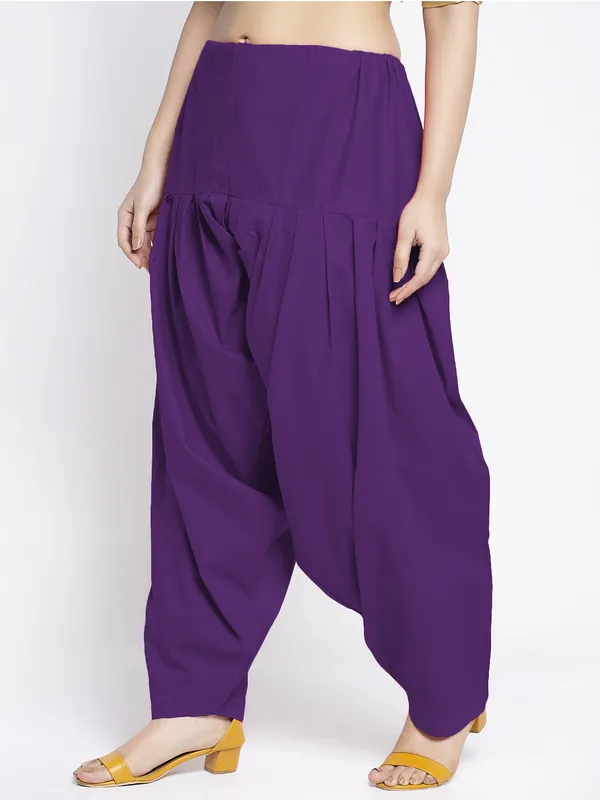 Purple_Cotton_Salwar_For_Women