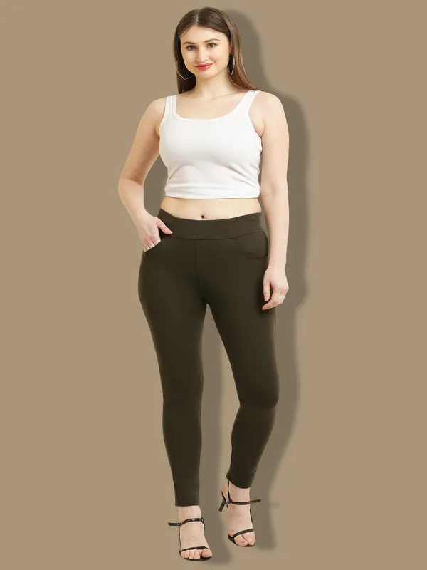 Olive_Tencel_Jegging_For_Women