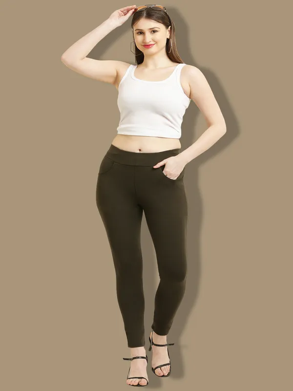Olive_Tencel_Jegging_For_Women