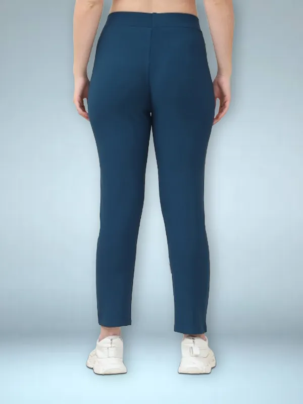 Blue_Lycra_Polyester_Spandex_Jegging_For_Women
