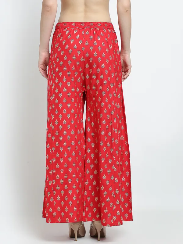 Red_Rayon_Palazzo_For_Women