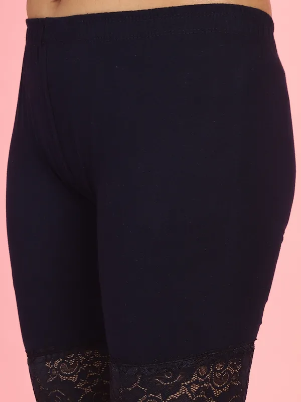 Navy_Blue_Cotton_Lycra_Shorts_For_Women