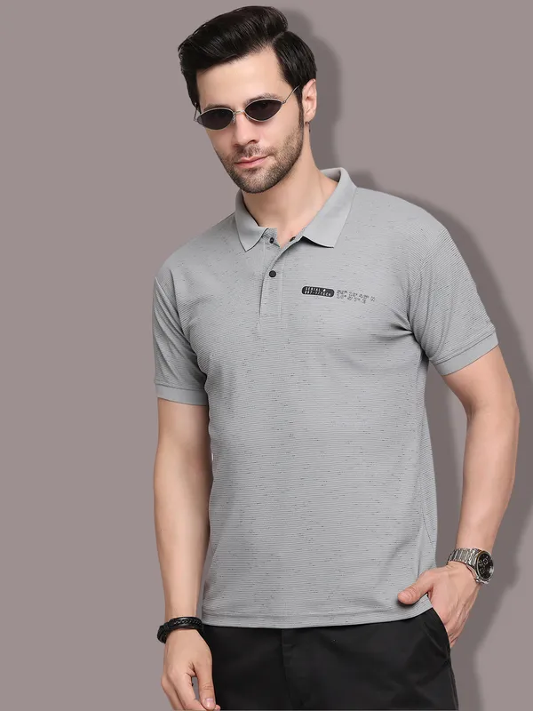 Grey_Polycotton_T-Shirt_For_Men