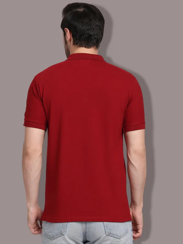 Maroon_Cotton_T-Shirt_For_Men