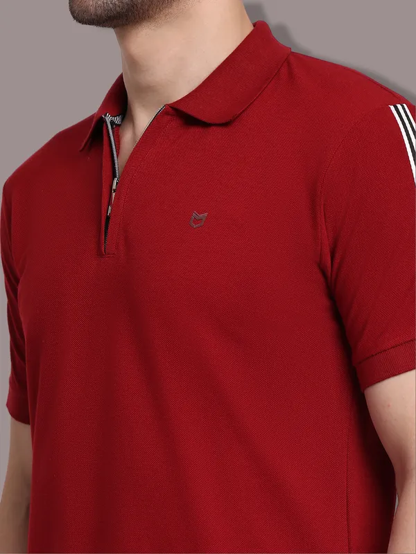 Maroon_Cotton_T-Shirt_For_Men