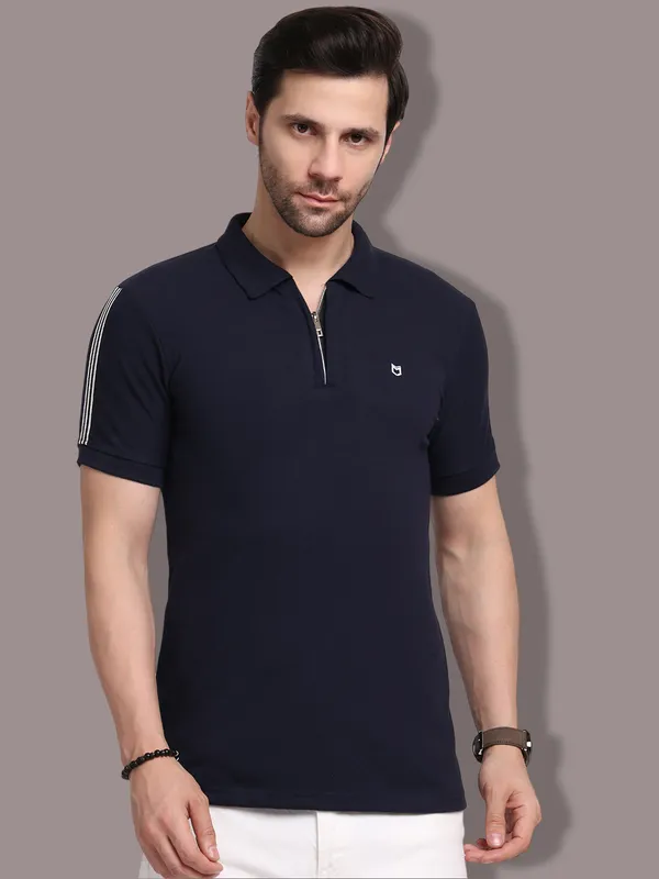 Navy_Blue_Cotton_T-Shirt_For_Men