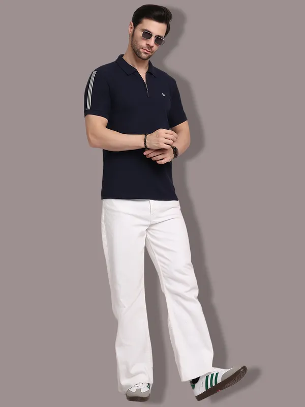 Navy_Blue_Cotton_T-Shirt_For_Men
