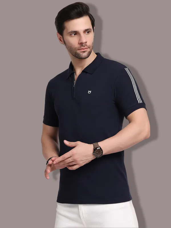 Navy_Blue_Cotton_T-Shirt_For_Men