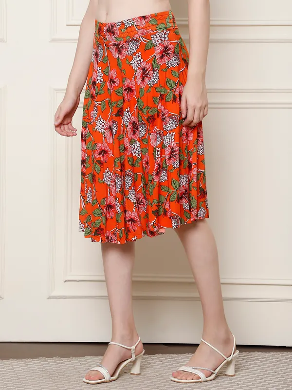 Multi_Color_Polyester_Lycra_Skirt_For_Women