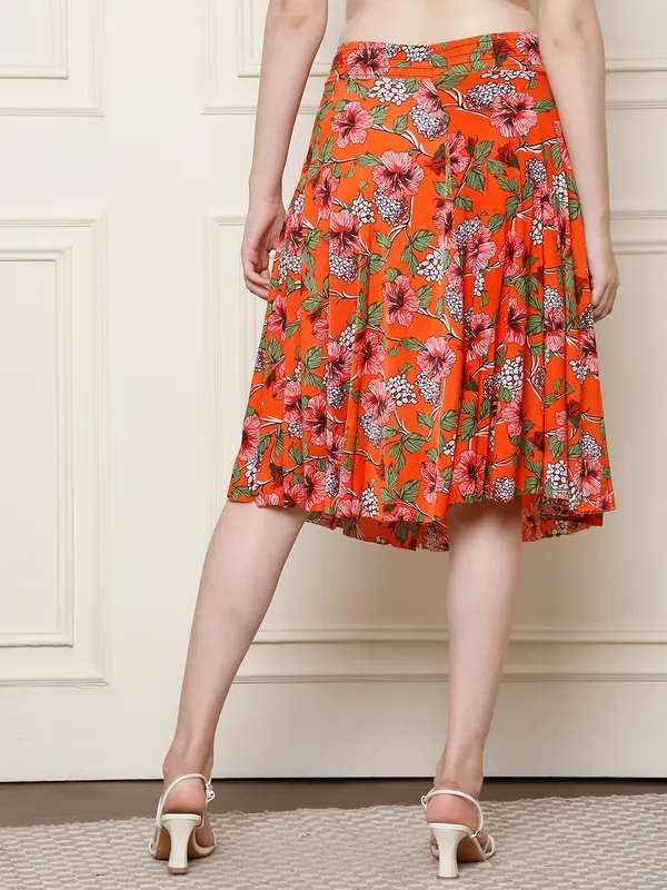 Multi_Color_Polyester_Lycra_Skirt_For_Women