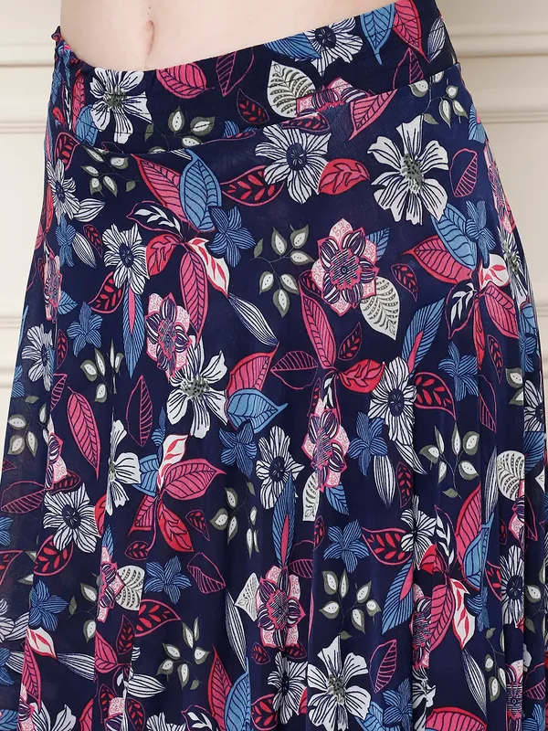 Multi_Color_Polyester_Lycra_Skirt_For_Women