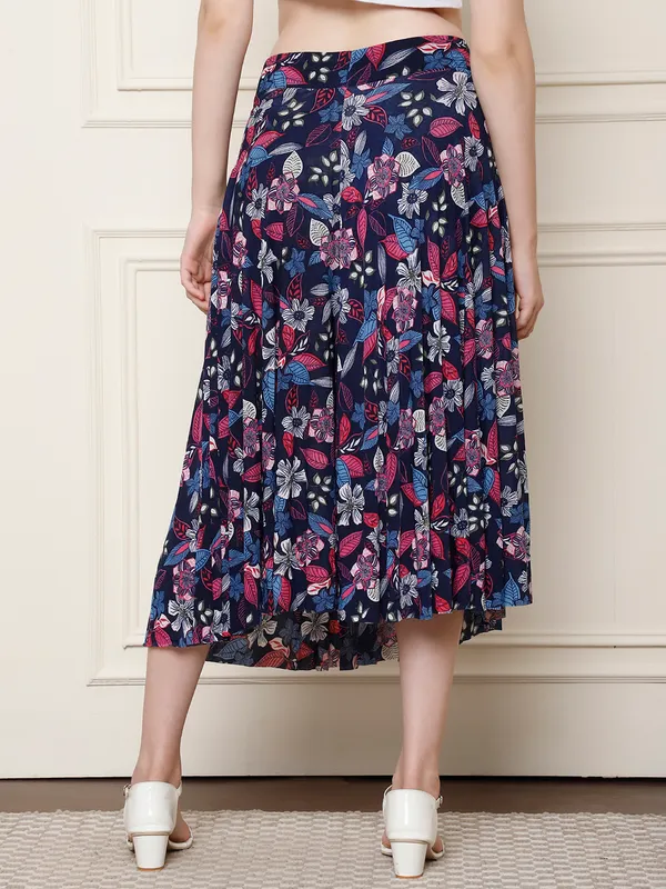 Multi_Color_Polyester_Lycra_Skirt_For_Women