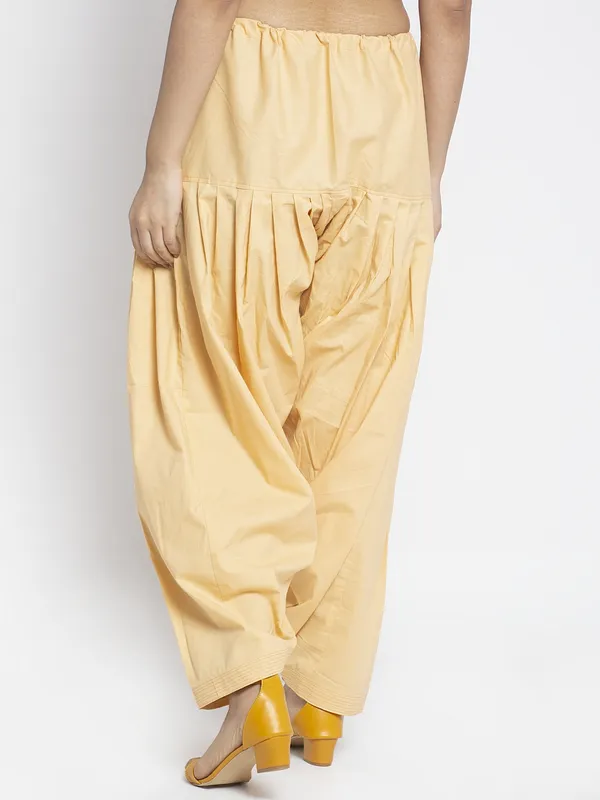 Beige_Cotton_Salwar_For_Women