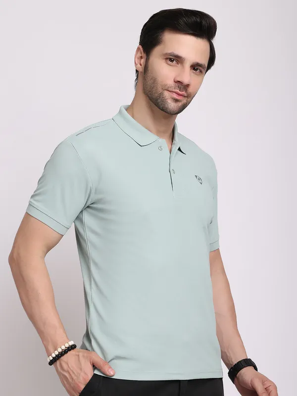 Grey_Polycotton_T-Shirt_For_Men
